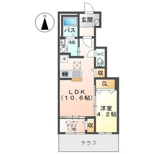 ドルチェ【1階】の間取り