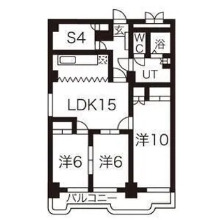 宝蔵院マンション【2階】の間取り