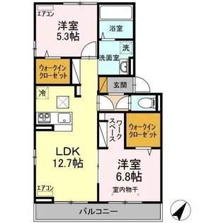 SOLARIE MIDORINO(ソラリエ ミドリノ) IV【3階】の間取り