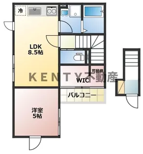 カレントカジマヤ【2階】の間取り