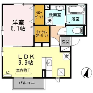 サンボナール【1階】の間取り