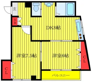 岡伸ビル【2階】の間取り