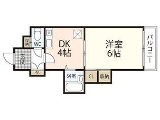 アネックス十日市【2階】の間取り