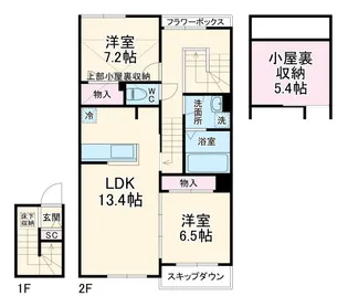 アイビスコートIIの間取り