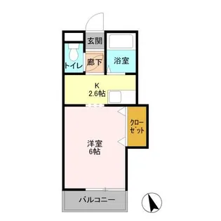 ローズヒルズマミ【1階】の間取り