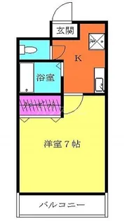 ガーデンヒルズマンション【3階】の間取り