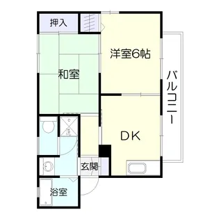 メルヘンハイツ【2階】の間取り