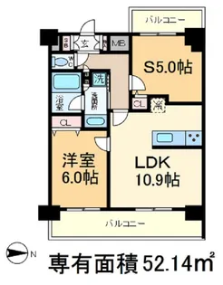 メインステージ王子II【9階】の間取り