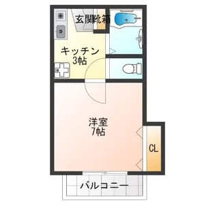 メゾン北月【1階】の間取り