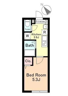 Maison de Rio(メゾンドリオ)【2階】の間取り