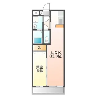 プレステージジン【3階】の間取り