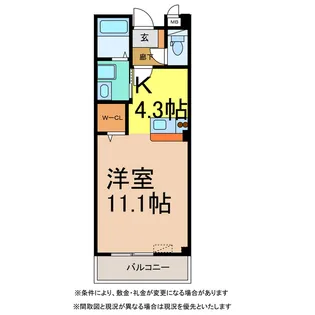 アーバニティIII【3階】の間取り