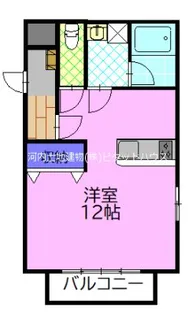 ポワロ・キャッスル【2階】の間取り