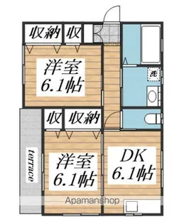 ガーネット【1階】の間取り
