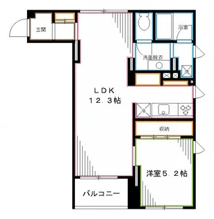 ガーデンコートアネックス【2階】の間取り