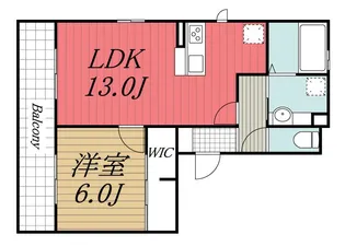 千葉県印西市西の原3【アパート】の間取り