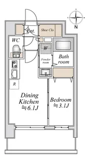 神奈川県川崎市幸区柳町【マンション】の間取り
