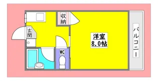 広島県東広島市西条町寺家【アパート】の間取り