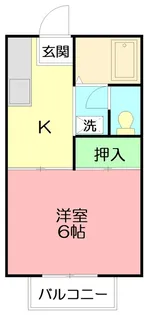 神奈川県平塚市天沼【アパート】の間取り