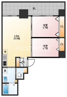 ZEE HAVEN【8階】の間取り