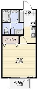 ベルデュール【1階】の間取り