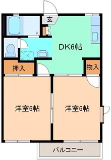 ファミール A【2階】の間取り