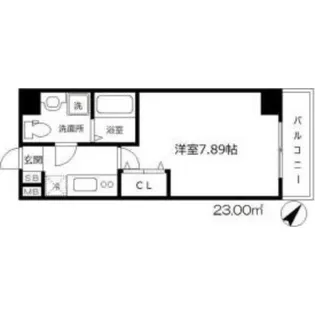 大阪府大阪市北区大淀中3【マンション】の間取り