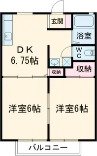 M&Mハイツ【2階】の間取り