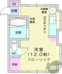 ラビットハイツ4【2階】の間取り
