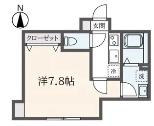 ウェルスクエア大塚【1階】の間取り