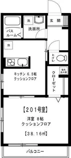 オンディーヌ【2階】の間取り
