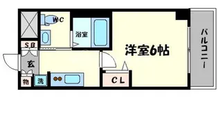 1Kの間取り画像