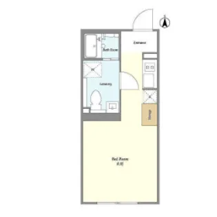 ミリアレジデンス早稲田山吹町【4階】の間取り
