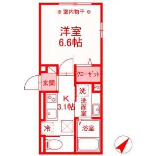 チェリーハイムV【3階】の間取り