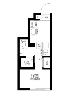 ソルナクレイシア東中野【1階】の間取り