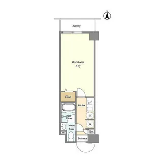 アルファコート下赤塚【4階】の間取り