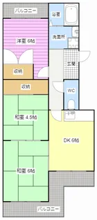 楓篁弐番館【2階】の間取り
