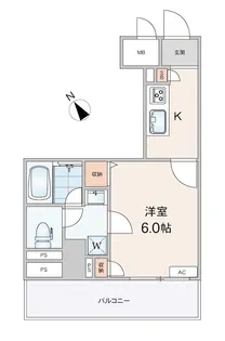 ナパージュ竹ノ塚駅前【10階】の間取り