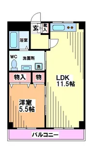 東京都国分寺市日吉町3【マンション】の間取り
