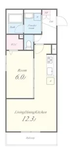 東京都新宿区西落合2【マンション】の間取り