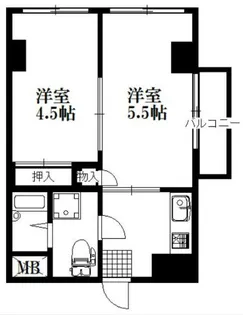 東京都杉並区松庵3【マンション】の間取り