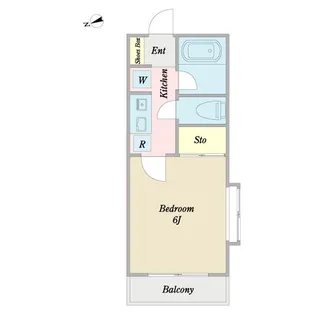 αNEXT春日部第2【2階】の間取り