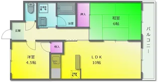 メゾンカリフ【5階】の間取り