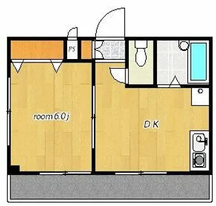 第五東和ビル【4階】の間取り