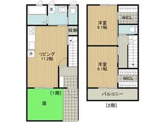 愛知県安城市百石町1【一戸建】の間取り