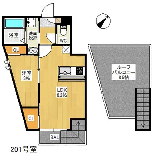 GRANDTIC SP【2階】の間取り