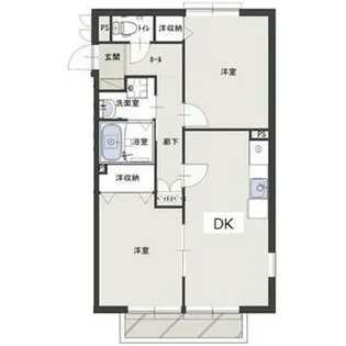 サンビレッジ弥生の森【1階】の間取り