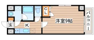ウエスト7泉【3階】の間取り