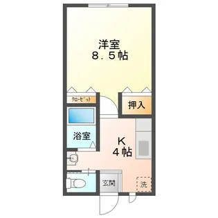 ユーランドC棟【1階】の間取り