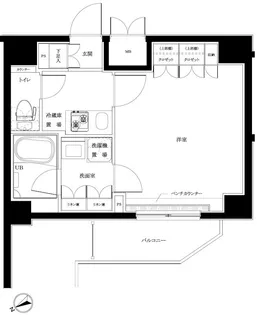ルーブル板橋東新町壱番館【9階】の間取り